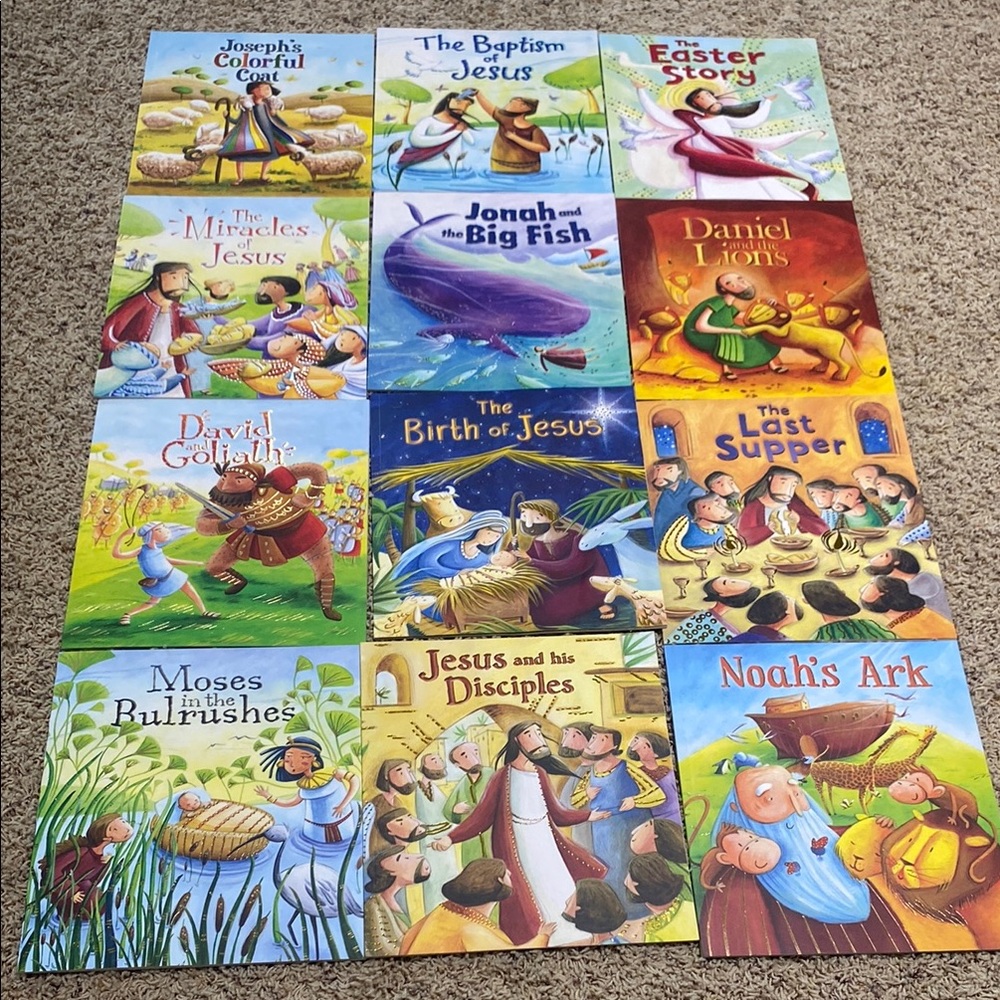 Children's Bible Story 12 Books Set